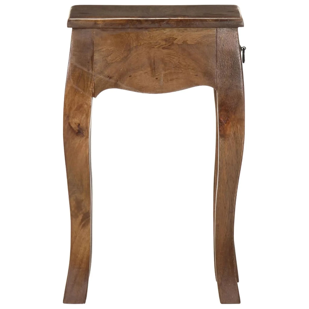 Solid Mango Wood Bed Cabinet D285