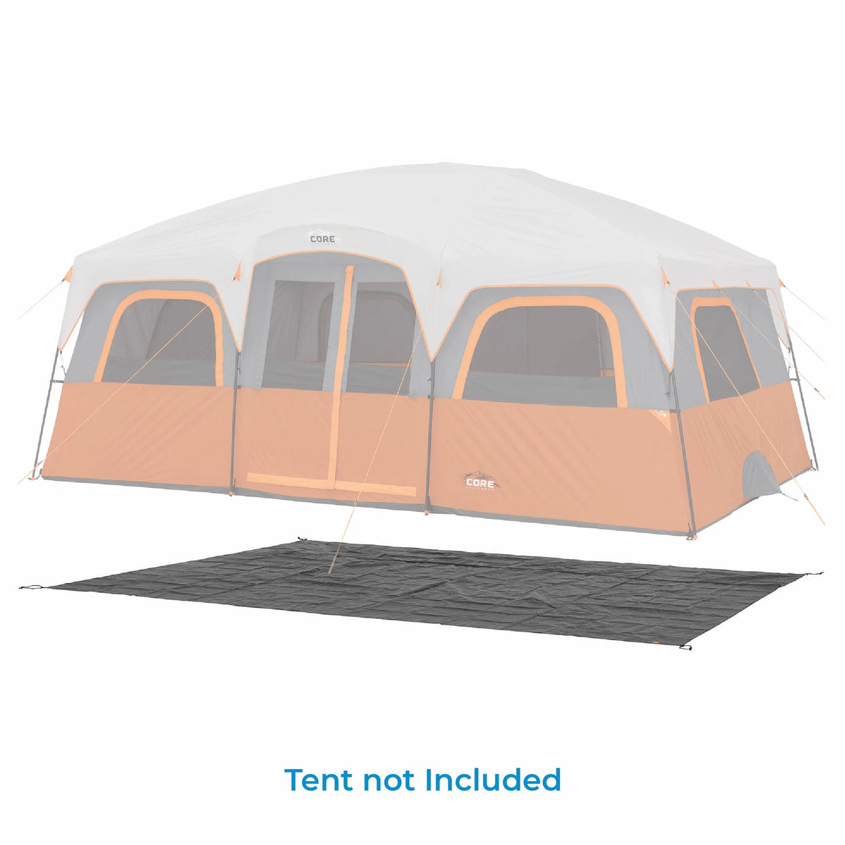 12 Person Straight Wall Cabin Tent W125