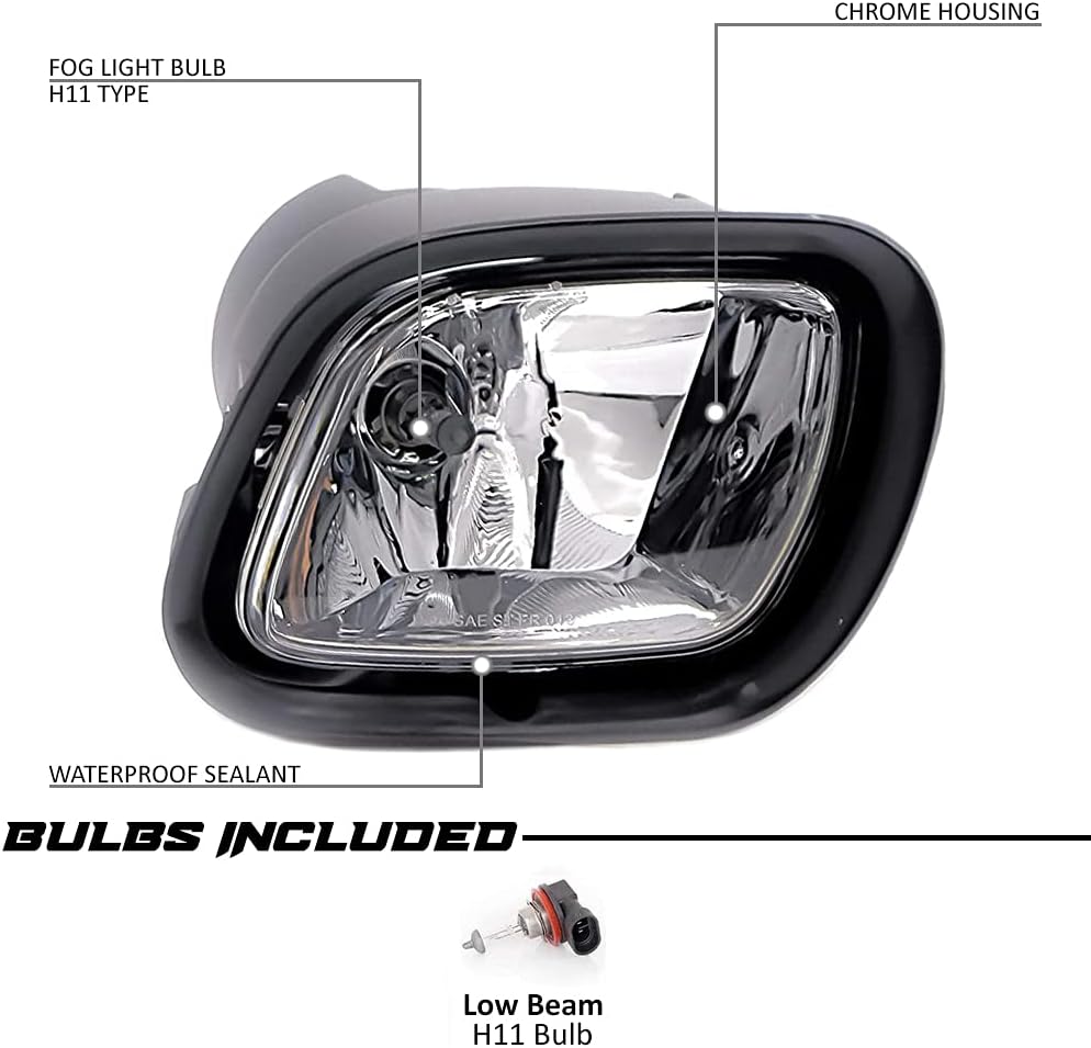 Replacement Fog Driving Lights Lamps Pair B5947