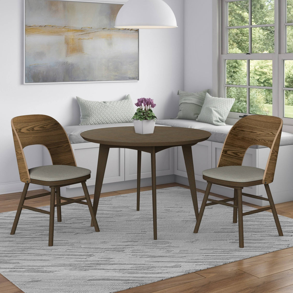 Kiwi Green Armless Side Chair Set of 2 V380