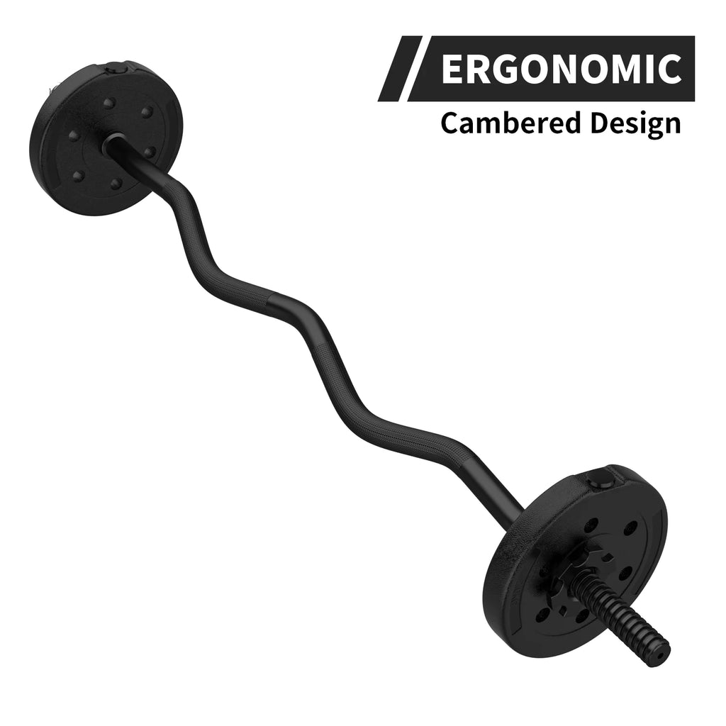 47'' Olympic Curl Bar with Collars Z328