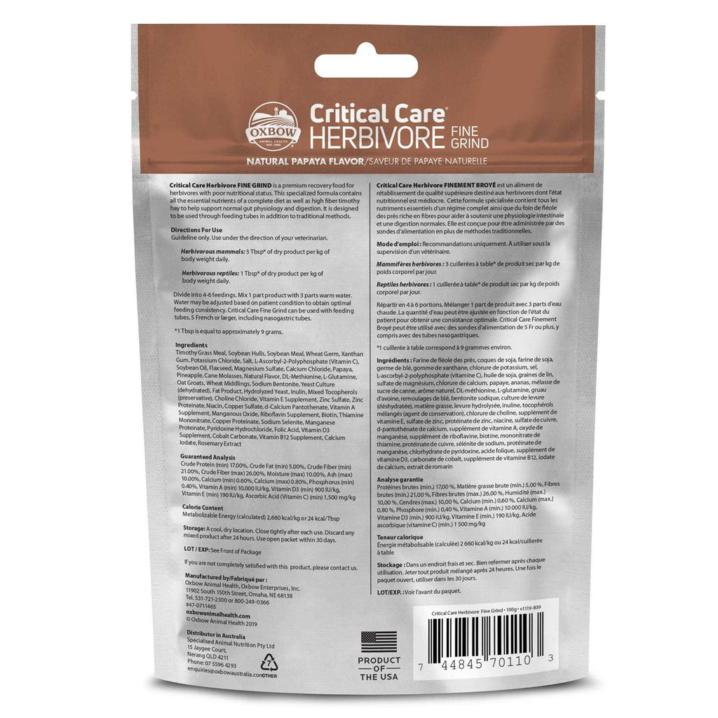 Critical Care Fine Grind E70120