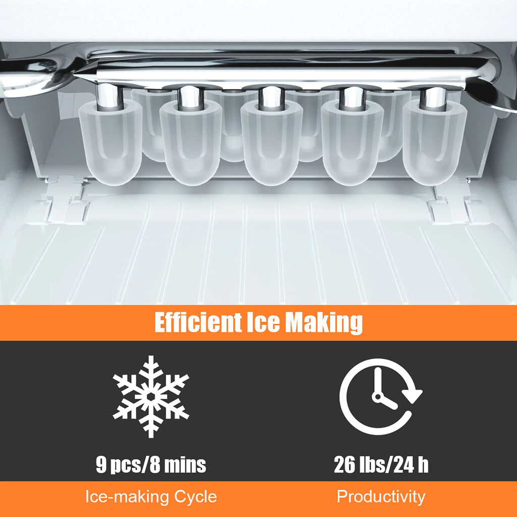 Portable Countertop Ice Maker with Scoop Z467