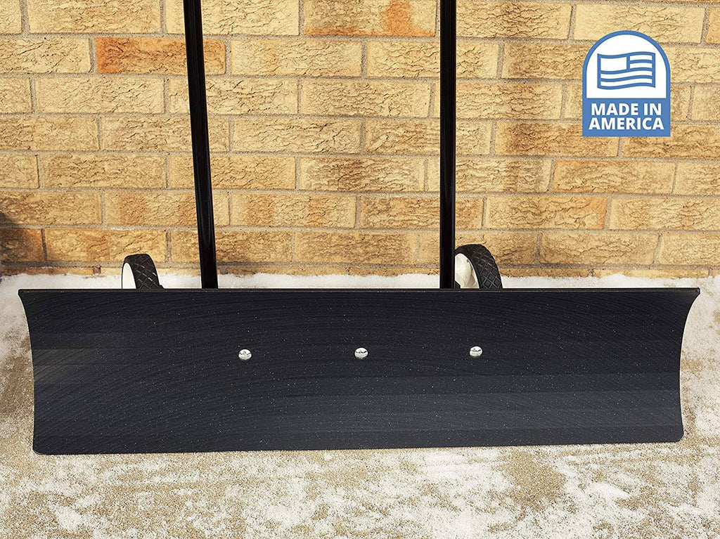 36-Inch Heavy Duty Wheeled Snow Pusher W756