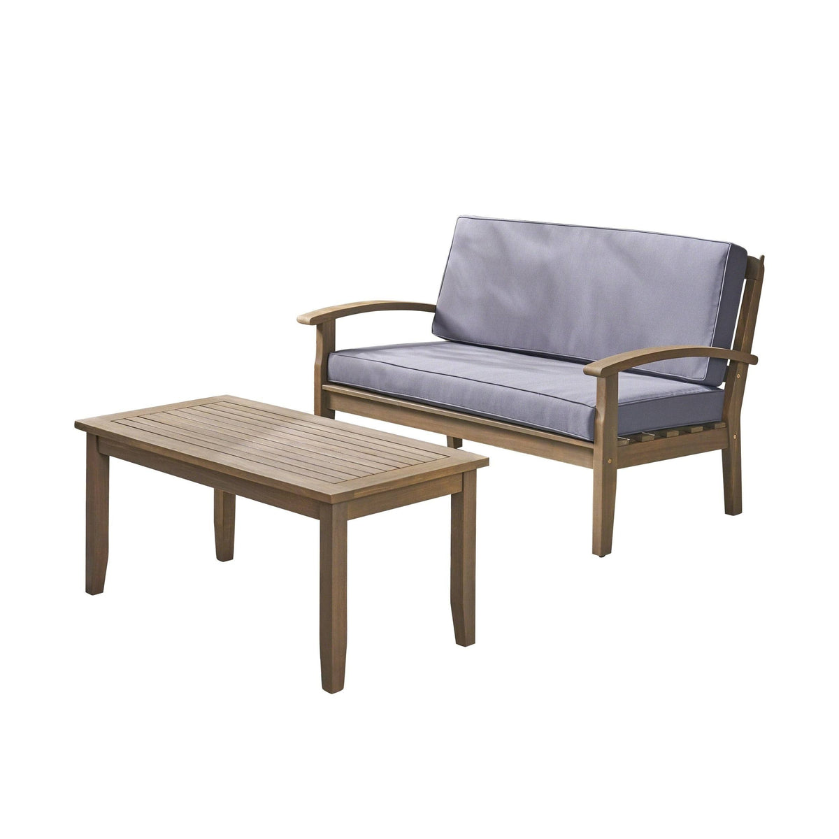 Acacia Loveseat and Coffee Table Set W1413