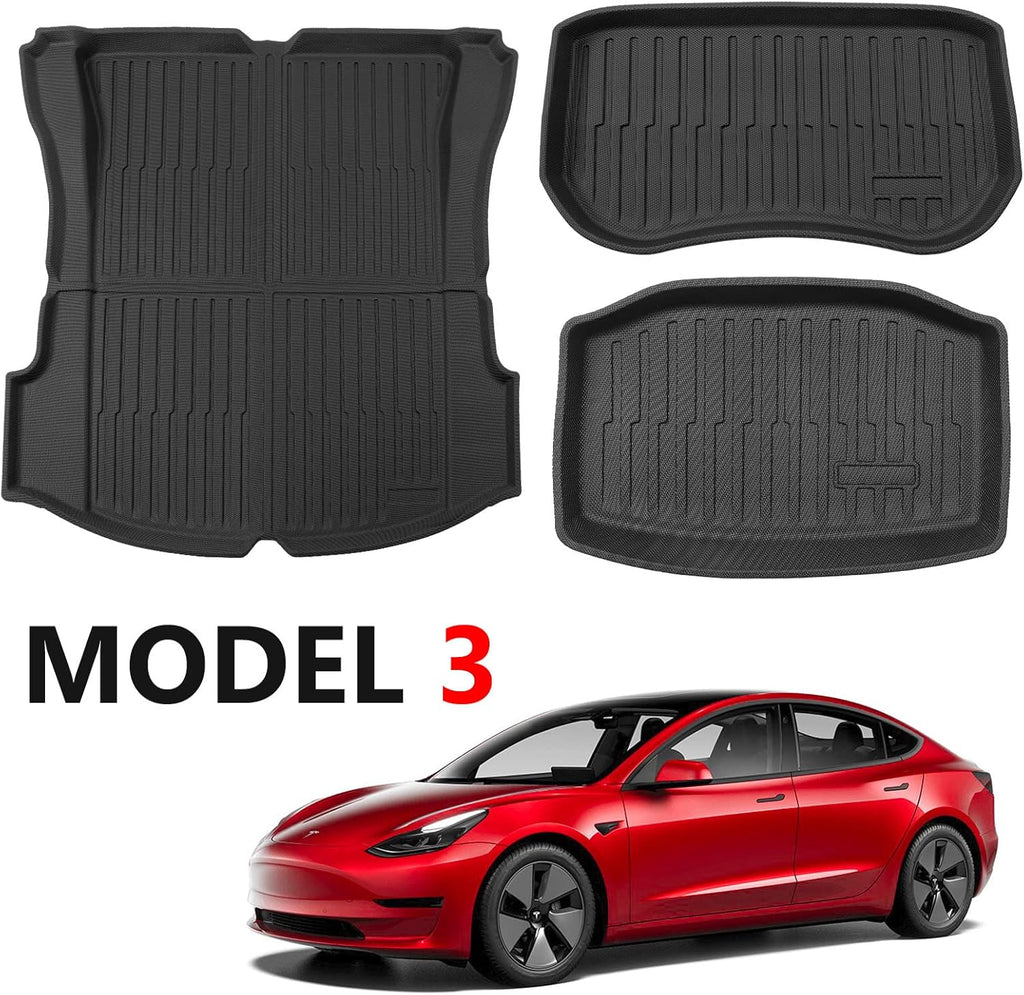 TPE Floor Mat Trunk Liner Cargo Mat Set of 6 Mats Q6599