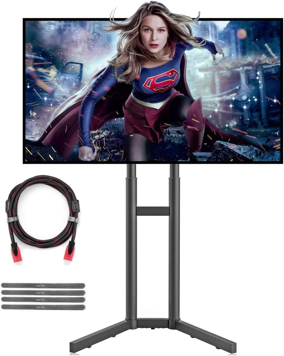 Height Adjustable TV Floor Stand for 32-70 inch TVs A542