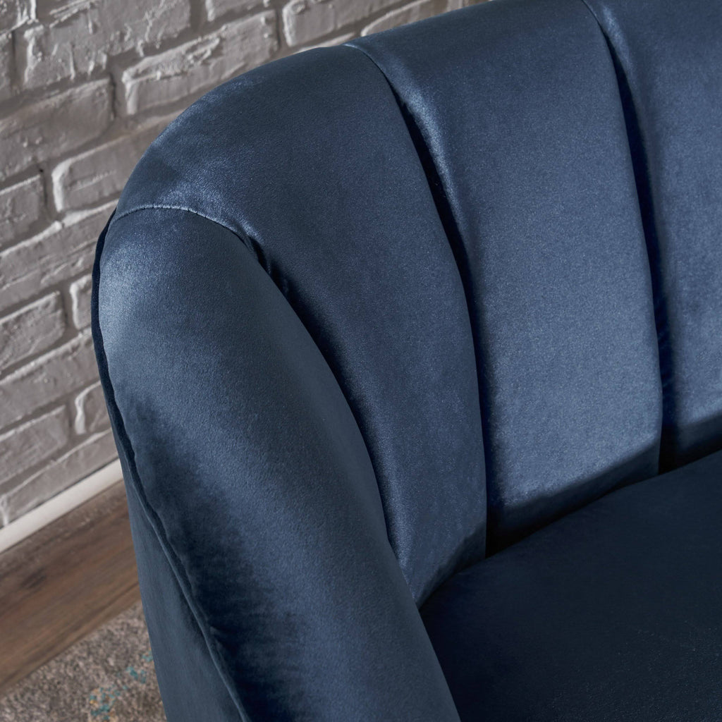 Modern Velvet Settee F743