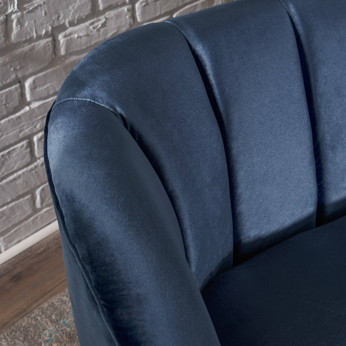 Modern Velvet Settee F743