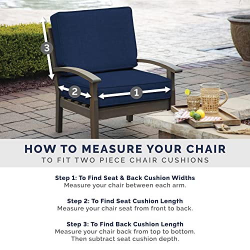 Rain-Proof Fade Resistant Outdoor Chair Cushion E47986