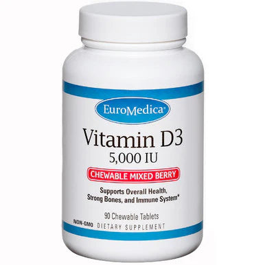 Vitamin D3 Chewable Mixed Berry 5,000 IU 90 Chews W8544