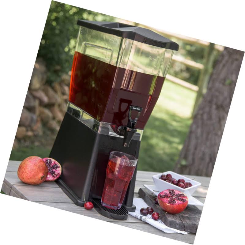 3 Gallon Black Beverage Dispenser W852310