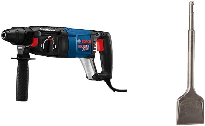 8 Amp 1 Inch Corded Variable Speed SDS-Plus Rotary Hammer Power Drill with Carrying Case E58818