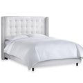 Queen Tufted Wingback Bed I893479