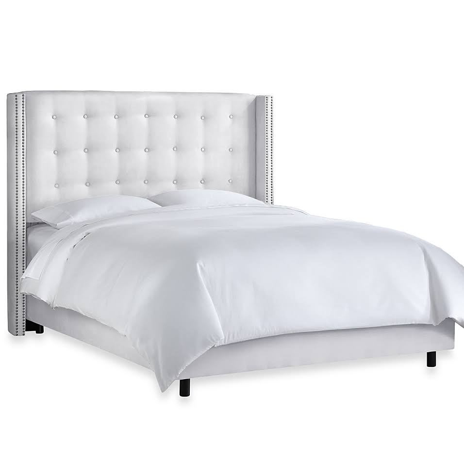 Queen Tufted Wingback Bed I893479
