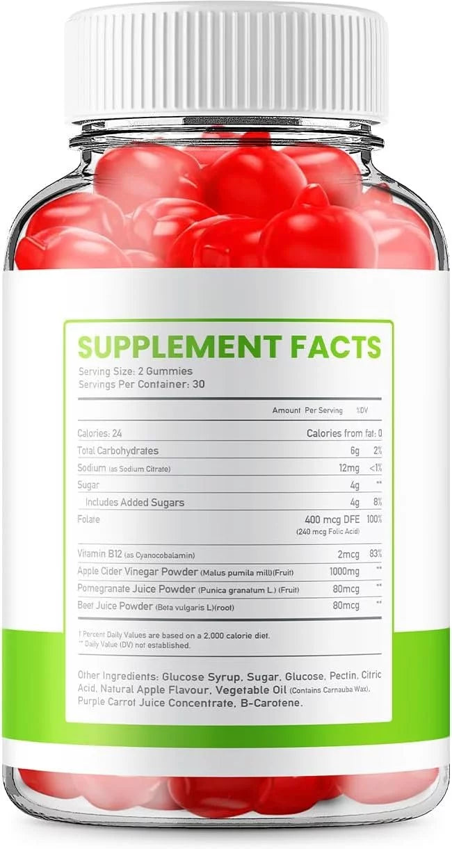 Apple Cider Vinegar Dietary Supplement 300 Gummies H567158