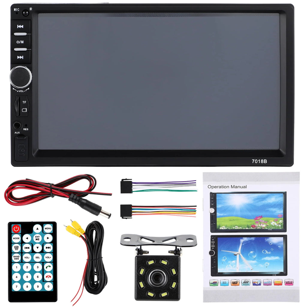 7 Inch Double Din Car Stereo with CD Player K628793