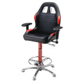 Black-On-Red Bar Chair E231517
