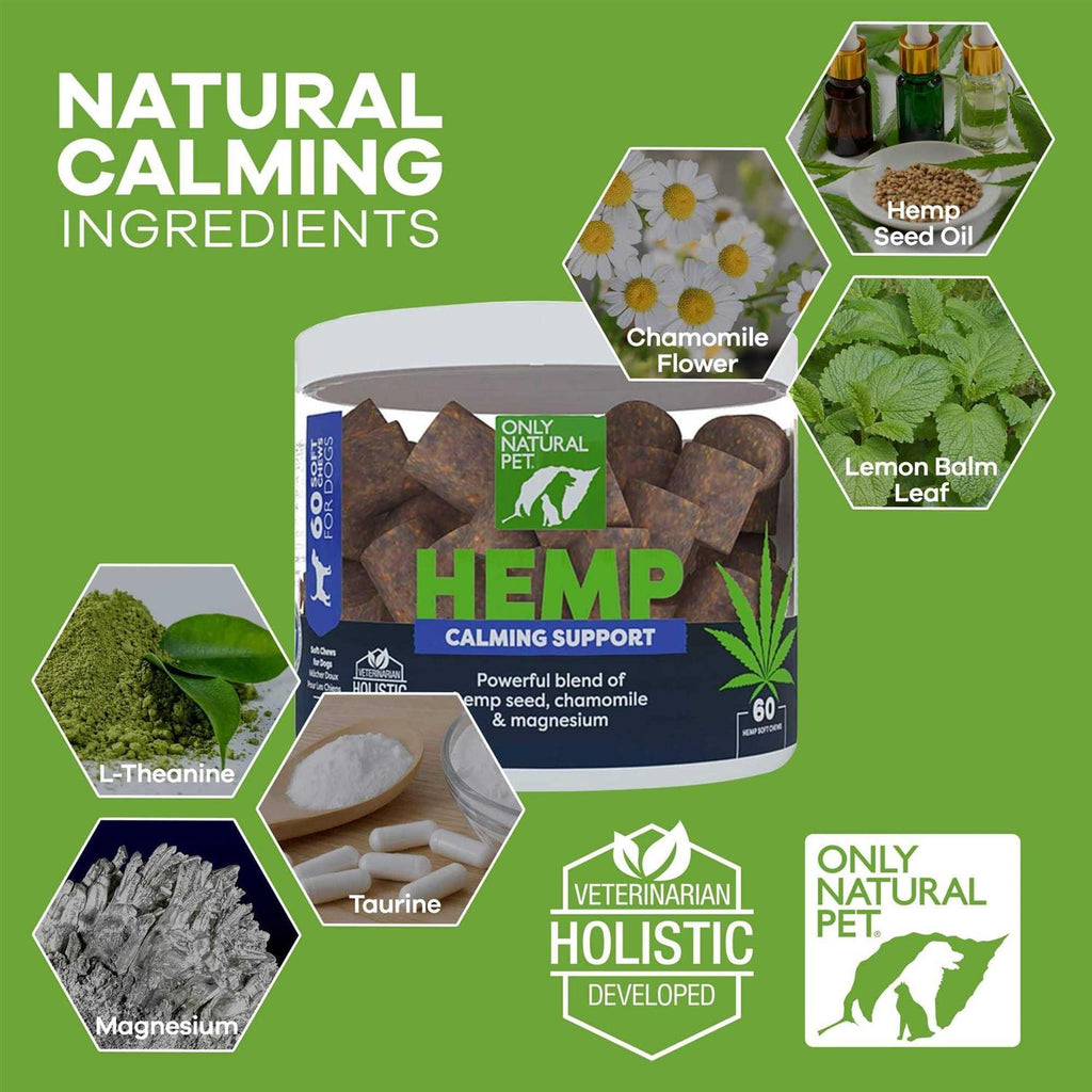 Hemp Calming Support Soft Dog Chews Z83449