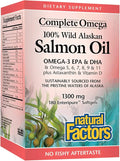 Wild Alaskan Salmon Oil Omega-3 DHA EPA 180 Softgels I934899