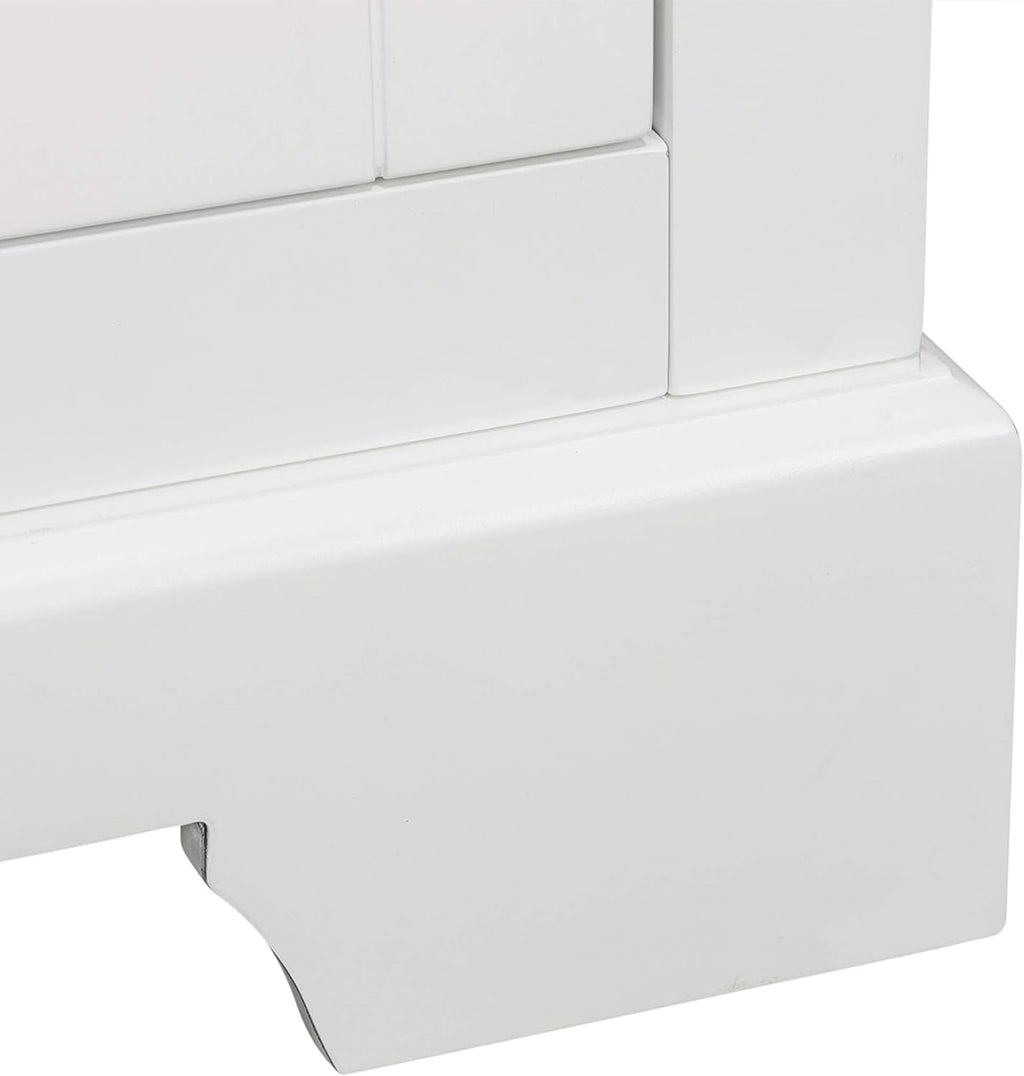 White 2 Door Freestanding Storage Cabinet U762