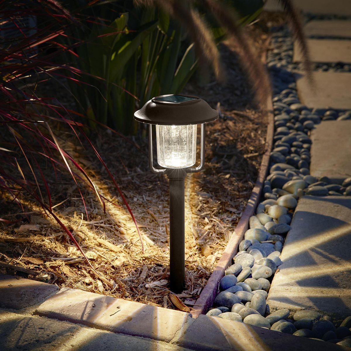 10 Lumen 13 in. Solar LED Pathway Light W469685