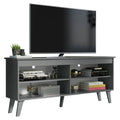 Wooden TV Stand Cabinet with 4 Shelves and Cable Management M615542