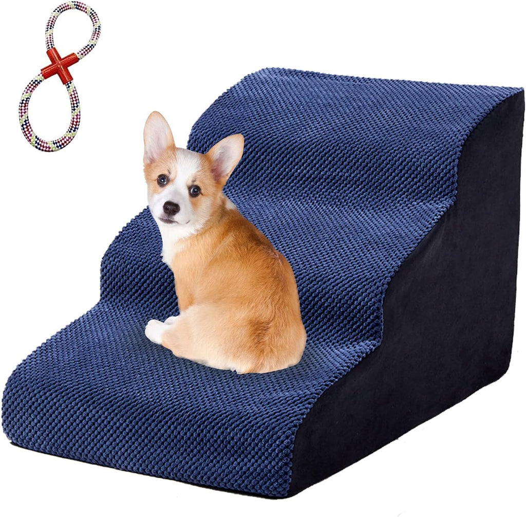 3 Tiers Non-Slip Foam Dog Stairs S8114