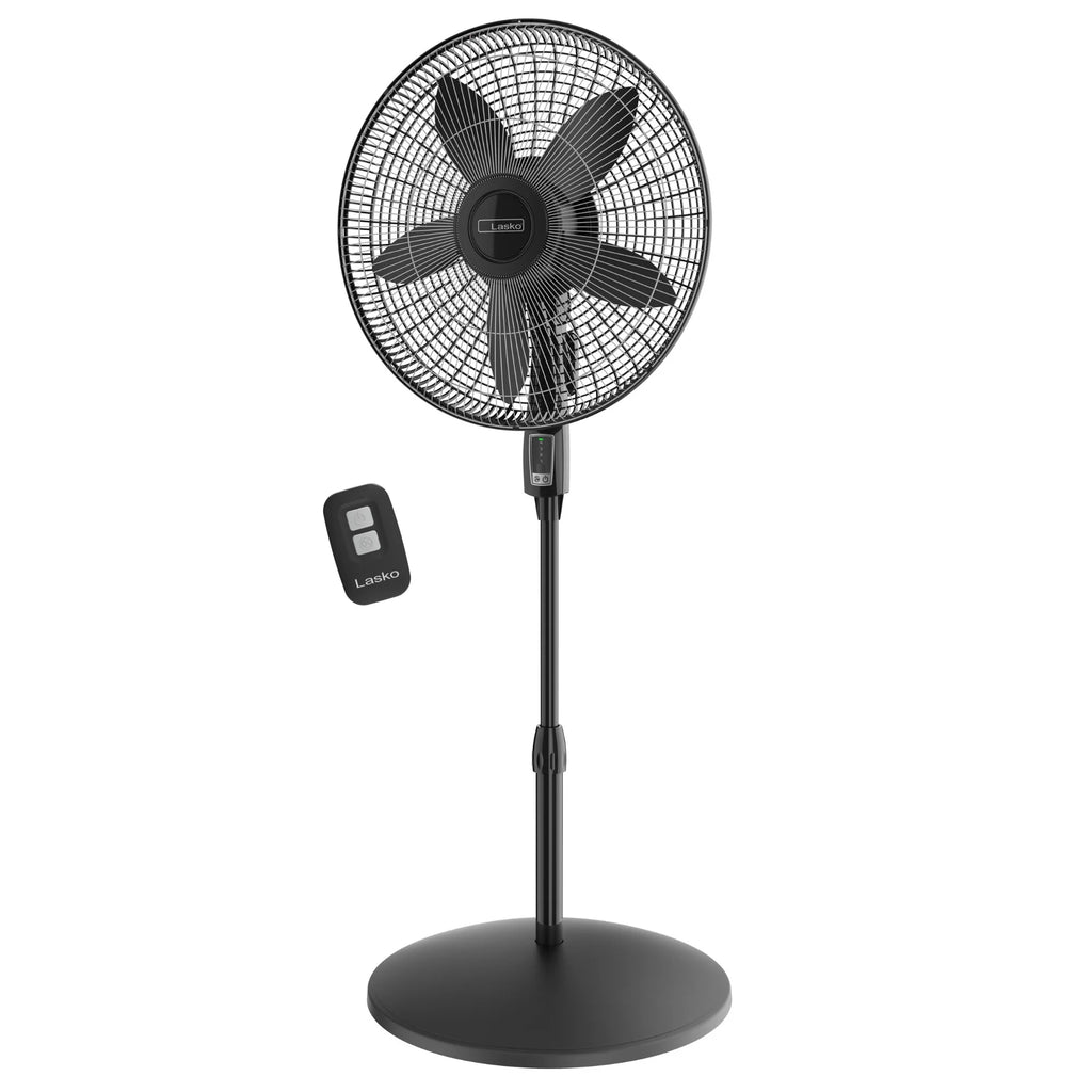 Black Pedestal Fan I75248