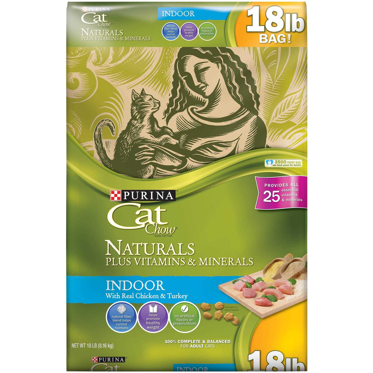 Naturals Indoor Dry Cat Food H25680