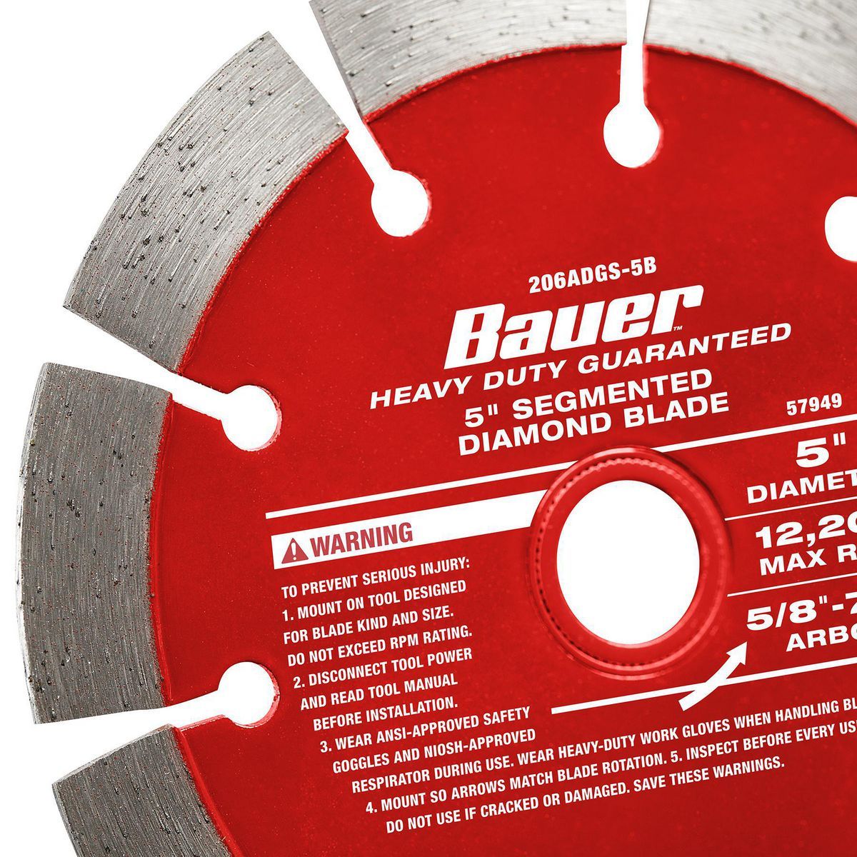 5 in. Segmented Rim Diamond Saw Blade I752069