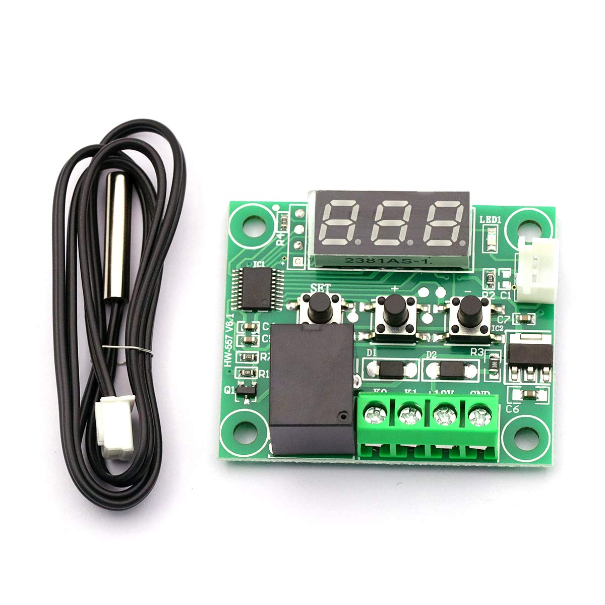 W1209 Digital Temperature Controller Module 3Pack with Case I5335