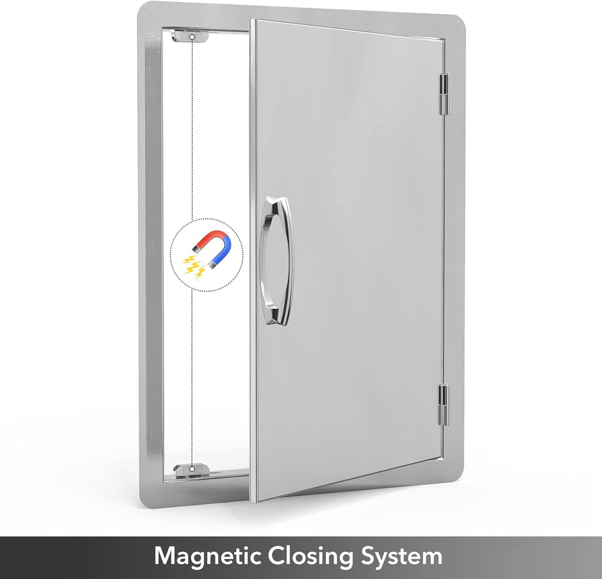 Stainless Steel Single Vertical Access Door V221