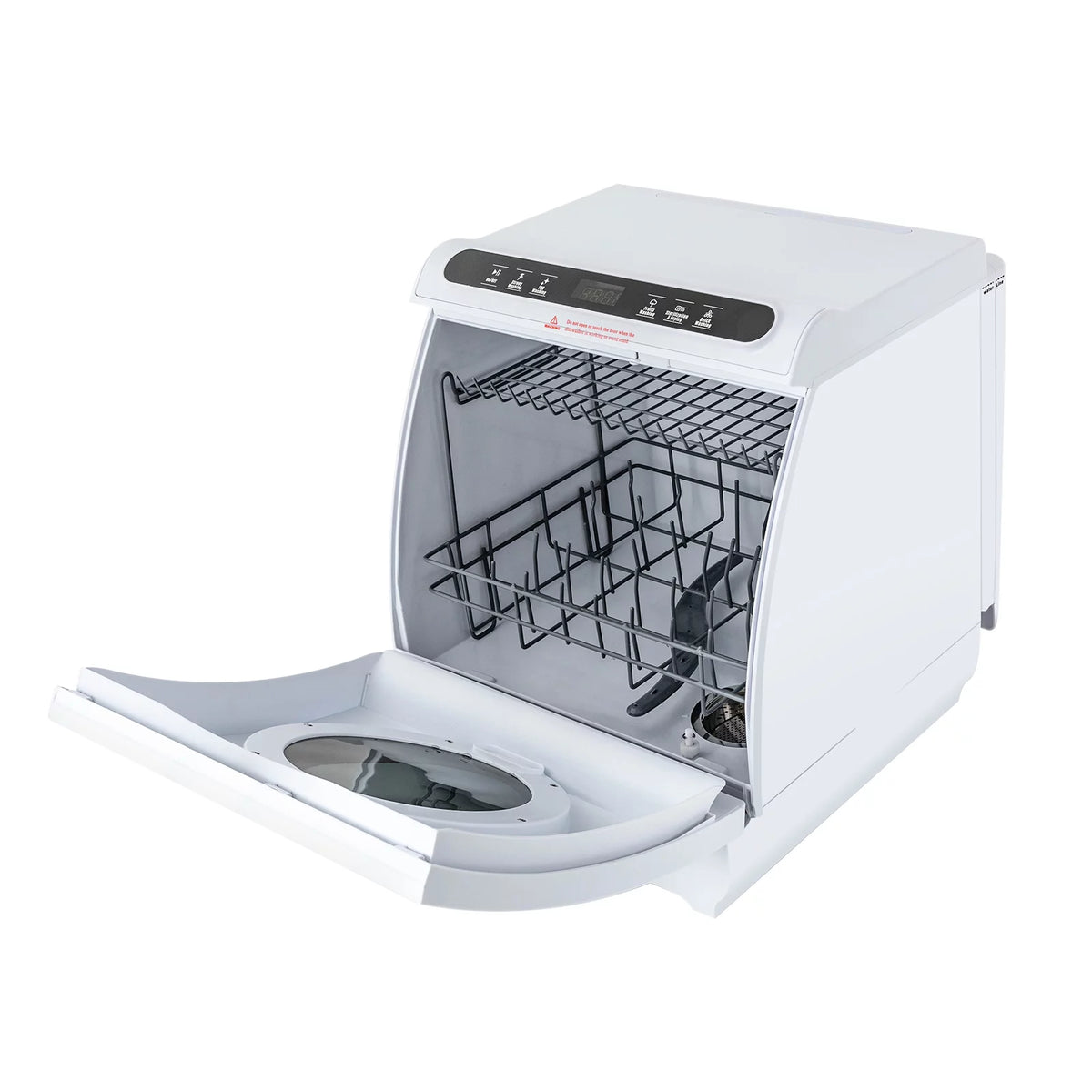 900W White Compact Countertop Dishwasher G5889