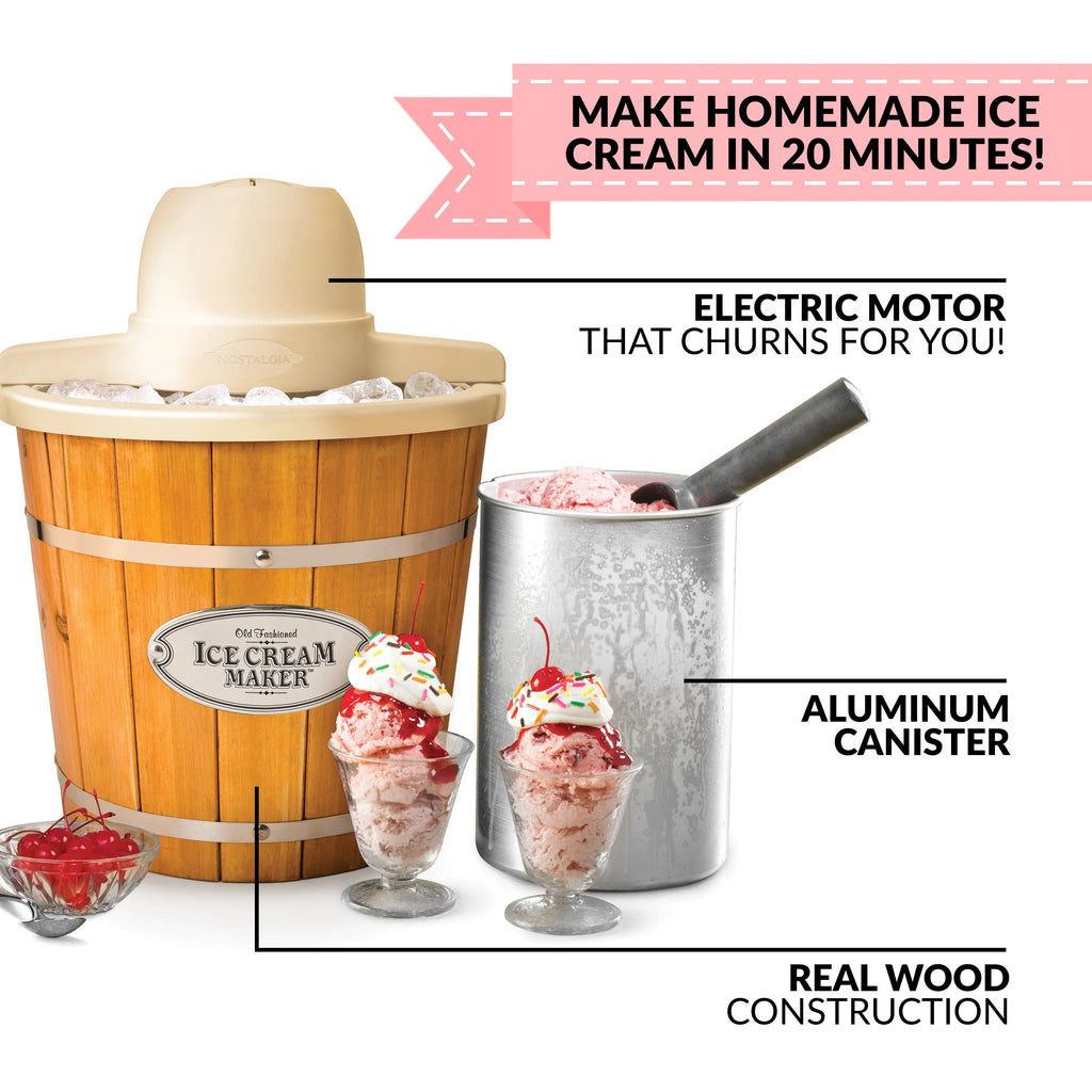 4-Quart Electric Ice Cream Maker H861990