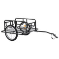 Black Steel Bike Cargo Trailer J40175