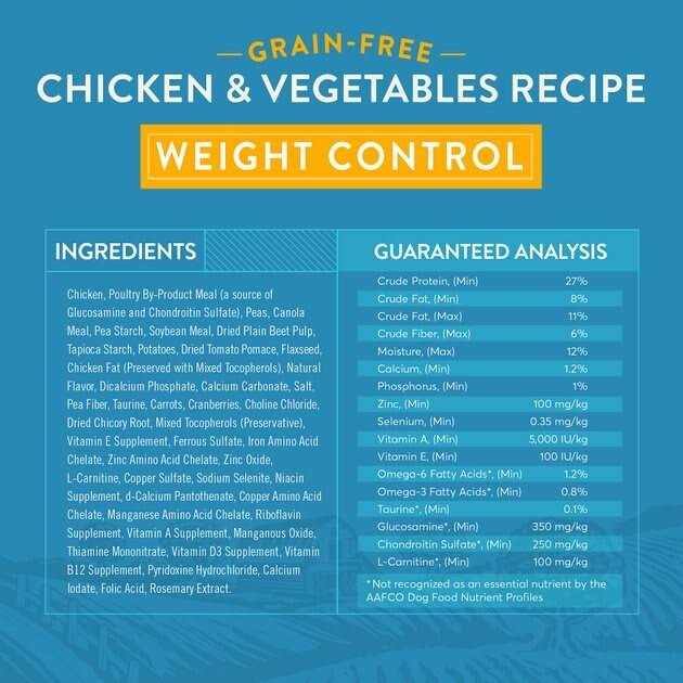 Chicken & Vegetables Grain-Free Dry Dog Food C39343