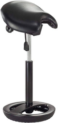 Black Vinyl Saddle Seat Stool E783