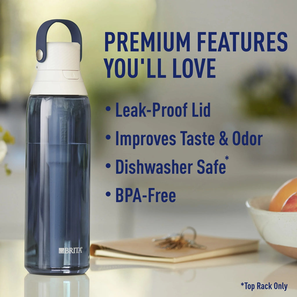 26oz Leak Proof Filtered Water Bottle with Straw G55695