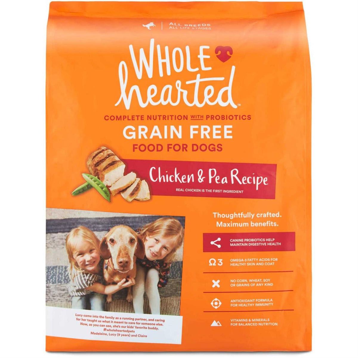 Grain Free Chicken & Pea Recipe Dry Dog Food W17120