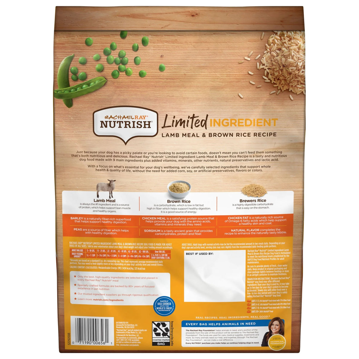 Limited Ingredient Lamb Meal & Brown Rice Dog Food R26899