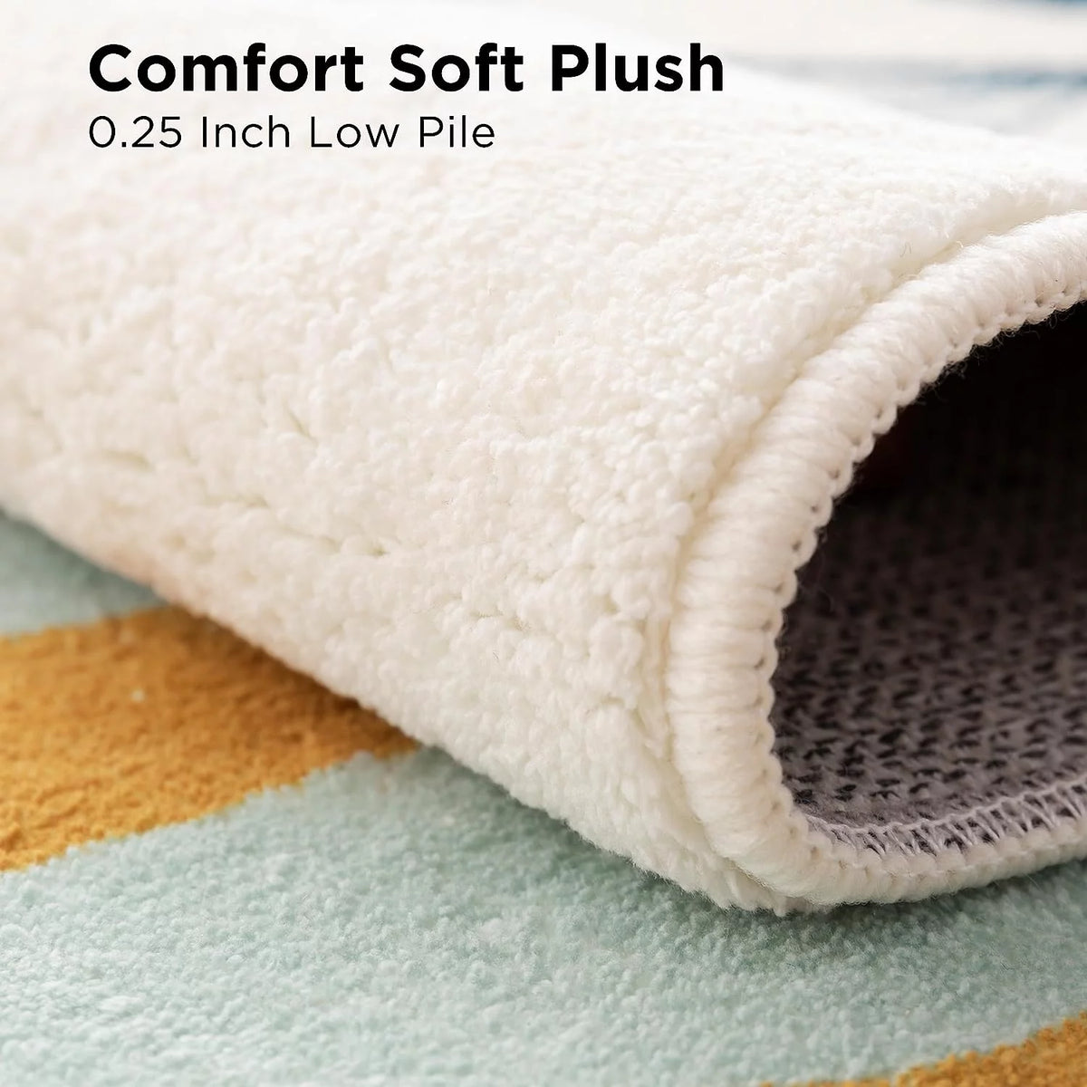 3x5 Washable Non Slip Area Rug N724