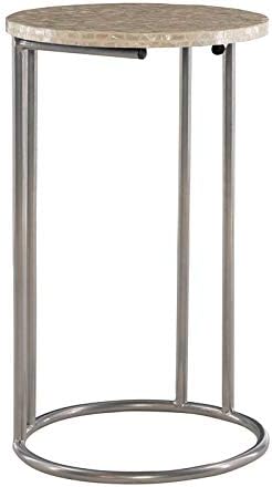 Silver Metal Accent C Table K939