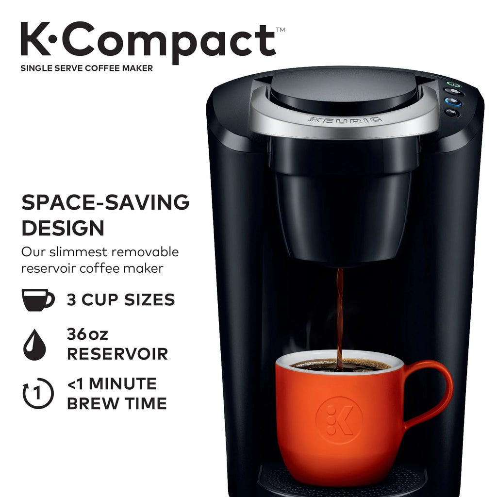 Black Single-Serve K-Cup Pod Coffee Maker T293