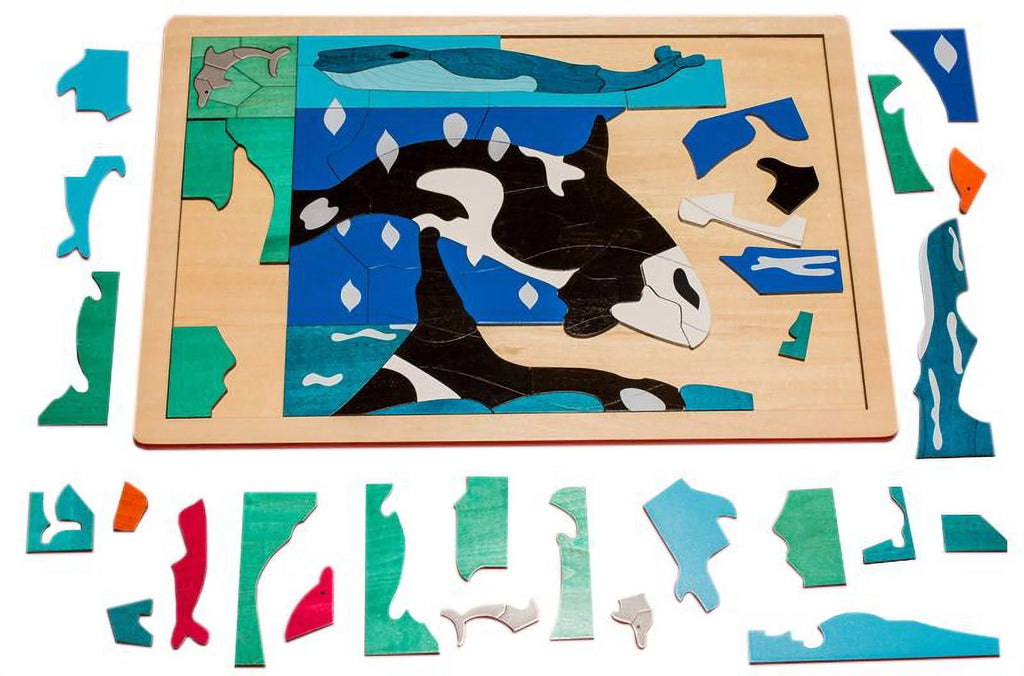 73 Piece Wood Children's Puzzle U580