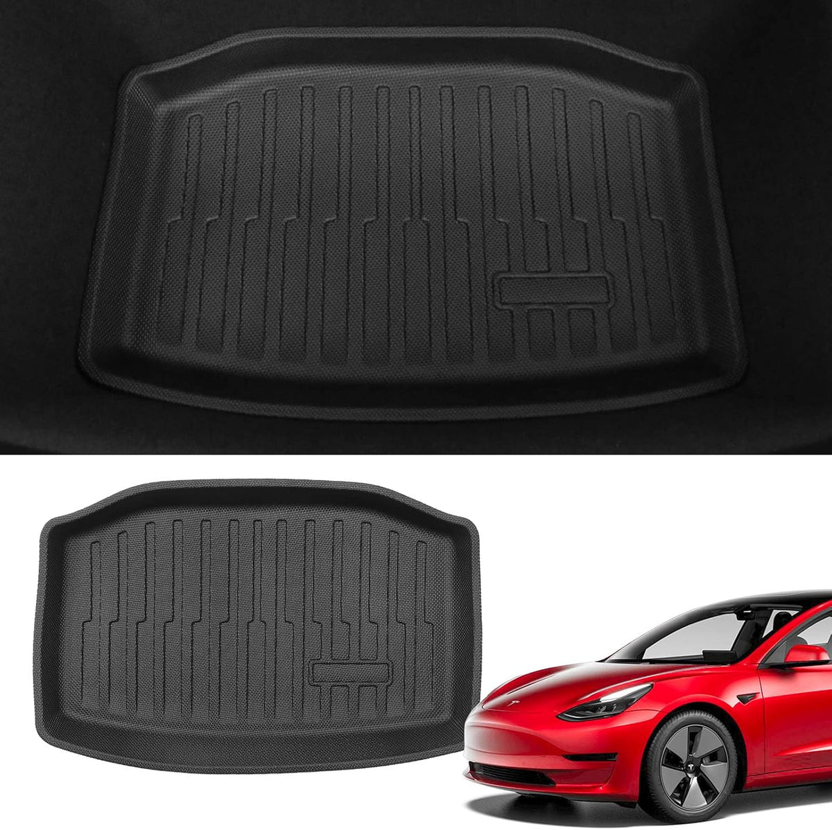 TPE Floor Mat Trunk Liner Cargo Mat Set of 6 Mats Q6599
