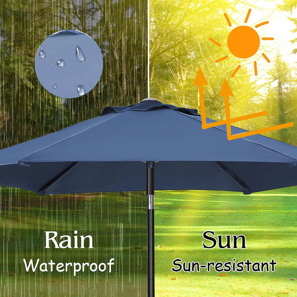 9ft Outdoor Patio Umbrella with Tilt & Crank A782