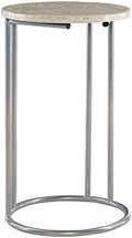 Silver Metal Accent C Table K939