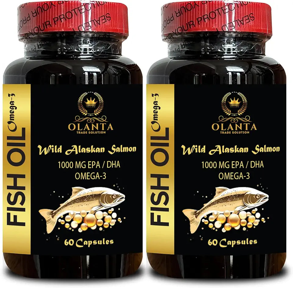 Salmon Oil Omega-3 EPA DHA Softgels 120 Capsules U697178