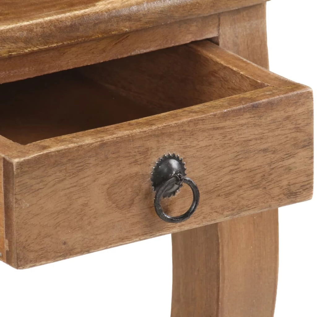 Solid Mango Wood Bed Cabinet D285